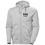 Sweatshirt Classic logo long zip, grey S, Helly Hansen Workwear