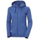 Hoodie Classic Zip women`s, stone blue M, Helly Hansen Workwear