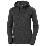 Hoodie Classic Zip women`s, dark grey 3XL, Helly Hansen Workwear