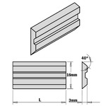 Ēveles asmeņu komplekts 170x16x3 Centrolock HPS 2 gab., CMT