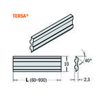 Planer and jointer knives Tersa HPS 2pcs, CMT