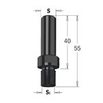 Arbor M12X1 S=12 LB=40, CMT