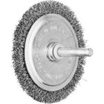 Wheel brush RBU Steel 70x4x6mm 0,2mm, Pferd