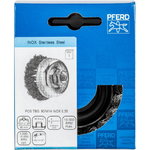 Cup brush TBG Ino 80xM14 0,35mm, Pferd
