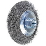 Bevel brush KBU Steel 115x10/M14 0,35mm, Pferd