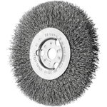 Wheel brush RBU Steel 125x12x14mm 0,3mm, Pferd