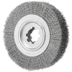 Wheel brush RBU Steel 250x60/50,8mm 0,5mm, Pferd