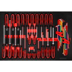 Screwdriver set in foam insert, 41 pcs, KS Tools