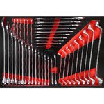 Screw spanner set in foam insert, 41 pcs, KS Tools