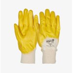 Darba cimdi Fortuna Yellow, 3/4 nitrila pārklājums, 10, Gloves Pro