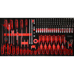 1/4" padrunvõtmete ja kruvikeerajate komplekt moodulis 146pcs, KS Tools