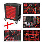 Instrumentu ratiņi PERFORMANCE plus P15 241pcs, KS Tools