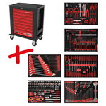 Instrumentu ratiņi PERFORMANCE plus P15 284pcs, KS Tools