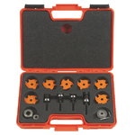 7 PCS SLOT CUTTER SET Z3 HM WITH ARBORS S=12.7, CMT