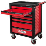 RACINGline BLACK/RED tool cabinet, 7 drawers,598 tool set, KS Tools