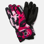 Gloves with lining Rixton1, children`s, pink 4, Huppa