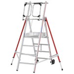 Platform ladder 8 steps, 3,10m, ProTect 8483, Hymer
