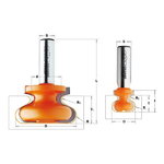 Finger pull router bit HW D=29x11mm S=12,7mm, CMT