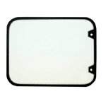 Rear glass, JCB telehandler 525/527 2010 -->, CVA