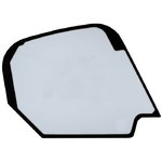 Cabin glass, right, JCB, CVA