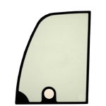 Door glass, tempered, upper, JCB 110W HYDRADIG 2016-2019, CVA