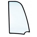 Door glass, upper, tempered for JCB 8014-8020, CVA