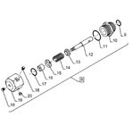 Hydraulic cylinder assy, CARRARO
