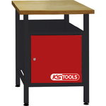 Darba galds ar 1 durvīm, 840x600x600 mm, KS Tools