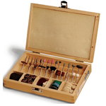 103 parts in wooden case Deco-flex, Scheppach