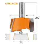 2-PIECE PLUG CUTTER BIT SET FOR REPAIRING HW S=12.7 D=47.6/6, CMT