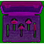 5 -PIECE PROFILE BIT SET HW S=8, CMT