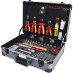 1/4" + 1/2“ Electrians tool set, 128 pcs, KS Tools