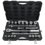 Padrun komplekt 3/4´´ 21- osa tollmõõdus 3/4´´-2´´, KS Tools