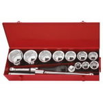 1" Socket set 14 pcs ⬡, KS Tools