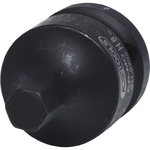 1/2" löök-padrunotsak sisekuuskant, lühike 8mm, KS Tools