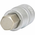 1/2" padrunotsak sisekuuskant,lühike 14mm, KS Tools