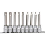 1/2" RIBE Bit socket, 9 pcs, M5-M14, KS Tools