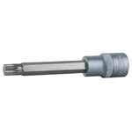 bit socket, 1/2", long, XZN M10, KS Tools