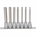 Muciņu komplekts 3/8´´ 4-12 mm, dziļās, 7 gab., KS Tools