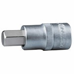 3/4" Bit socket for hexagon screws,short, 17mm, KS Tools