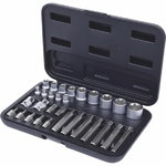 Muciņu komplekts + TORX, 30 gab., KS Tools