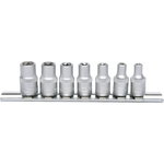 Socket 1/4 set E-Torx E4-E11 7 pcs, KS Tools