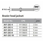 RIVET SET 8 mm, AV1-22C-10, Ingersoll Rand