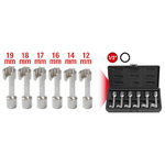 Open box head spanner set, 6 pcs, 1/2", KS Tools