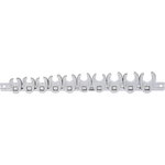 Crowfoot wrench set, 10pcs, 3/8",10-19mm, KS Tools