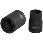 3/8" Spiral profile impact socket, 17mm, KS Tools