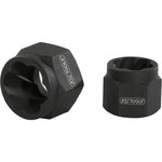 Spiral profile socket nut, M13, KS Tools