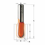 Round nose router bit, CMT