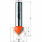 HW V-GROOVING BIT 90° S=8 D=38X28,5X63,5 RH, CMT