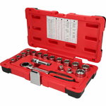Muciņu komplekts 3/8''+1/2'' TRIPLE Plus 10-24 mm, 17 gab., KS Tools
